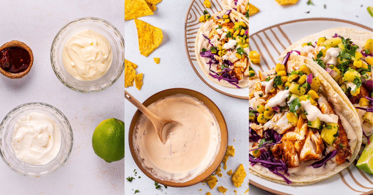 Amazingly Easy Chipotle Lime Sauce - 4 ingredients
