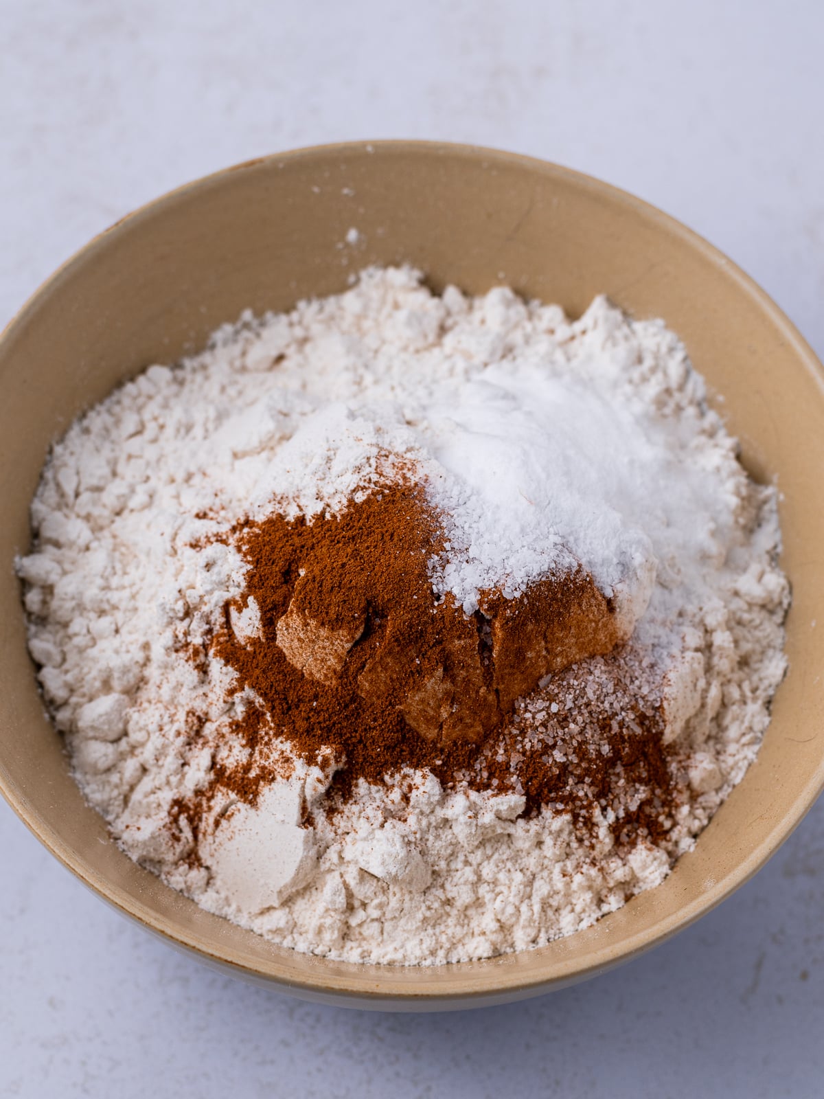 small bowl with dry ingredients
