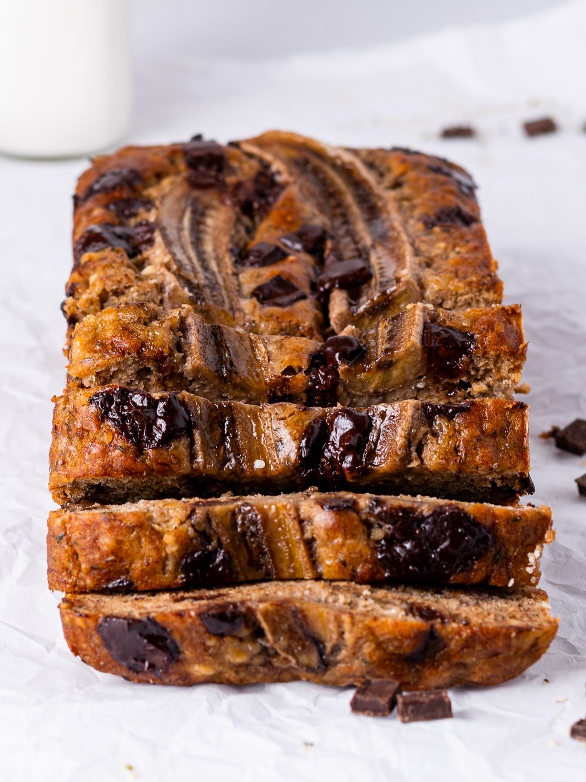 sliced loaf of bread