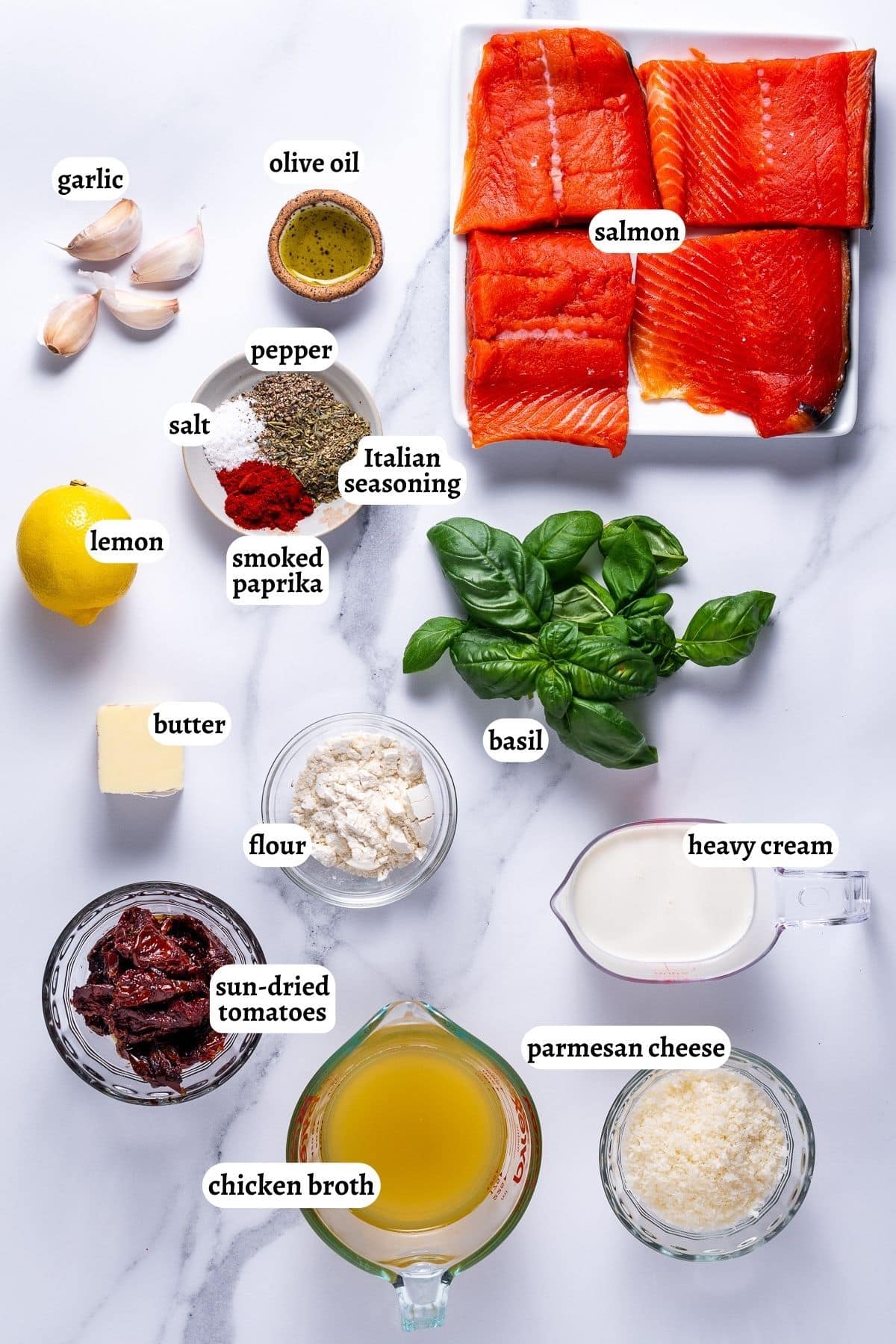 picture of the ingredients needed to make the recipe