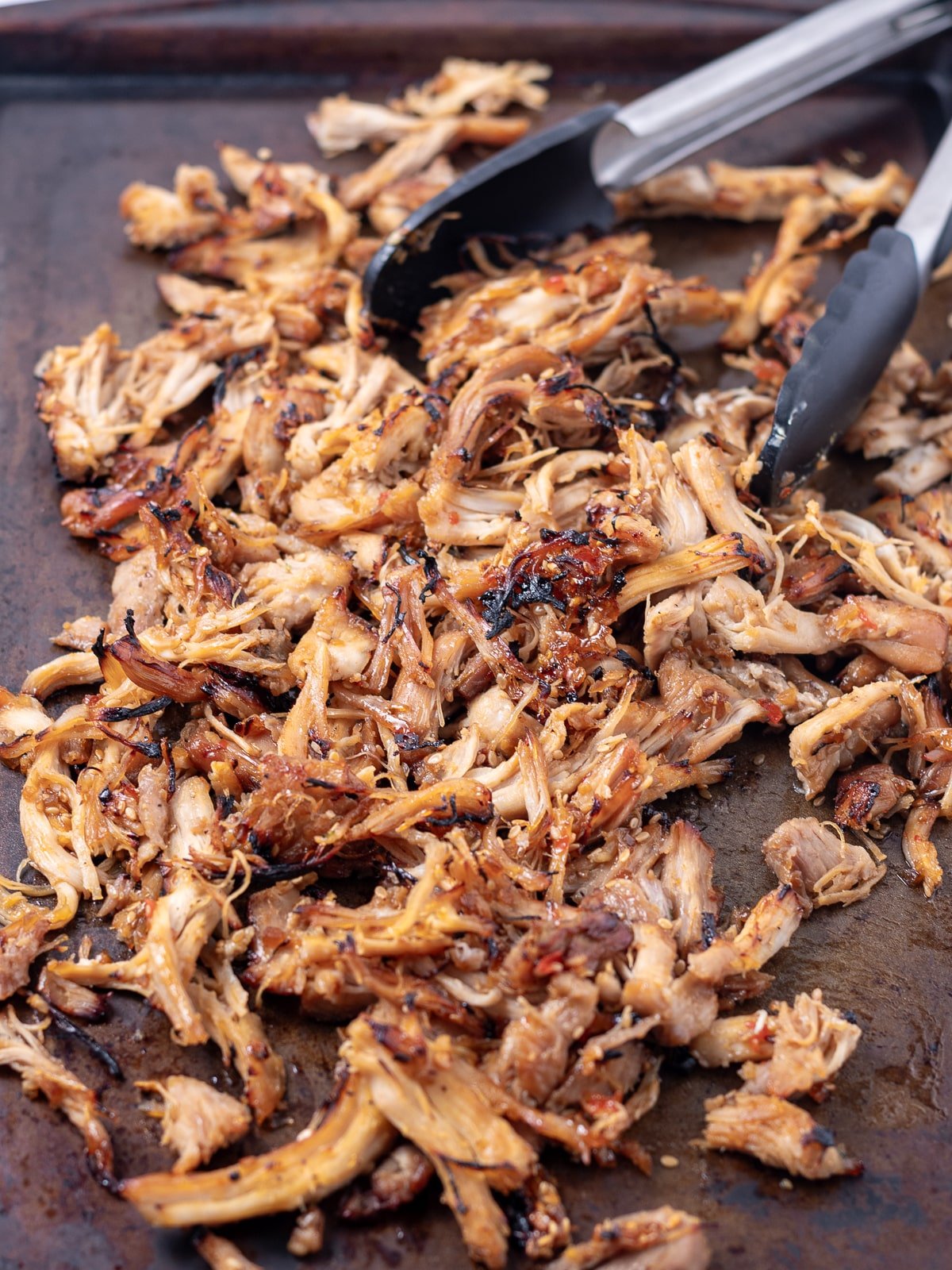 broiled teriyaki chicken with crispy edges
