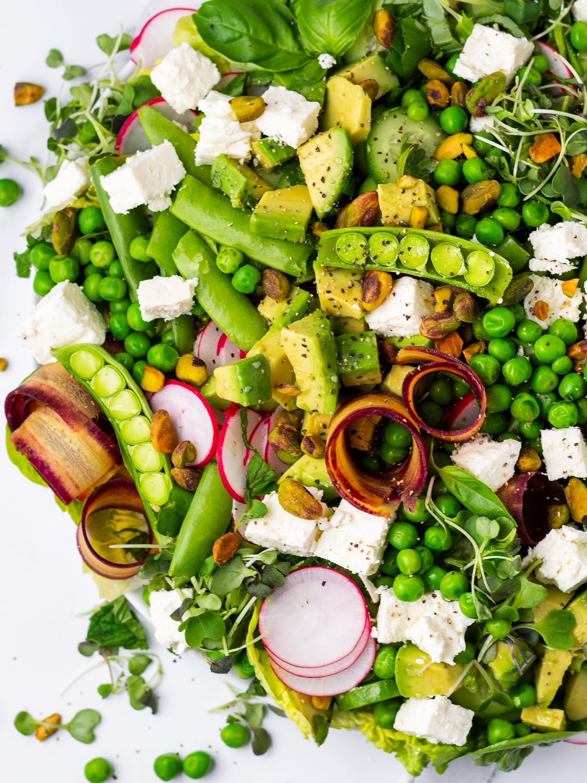 green pea dressing Favorite Pea Salad