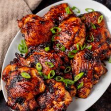Roasted Miso Chicken Thighs
