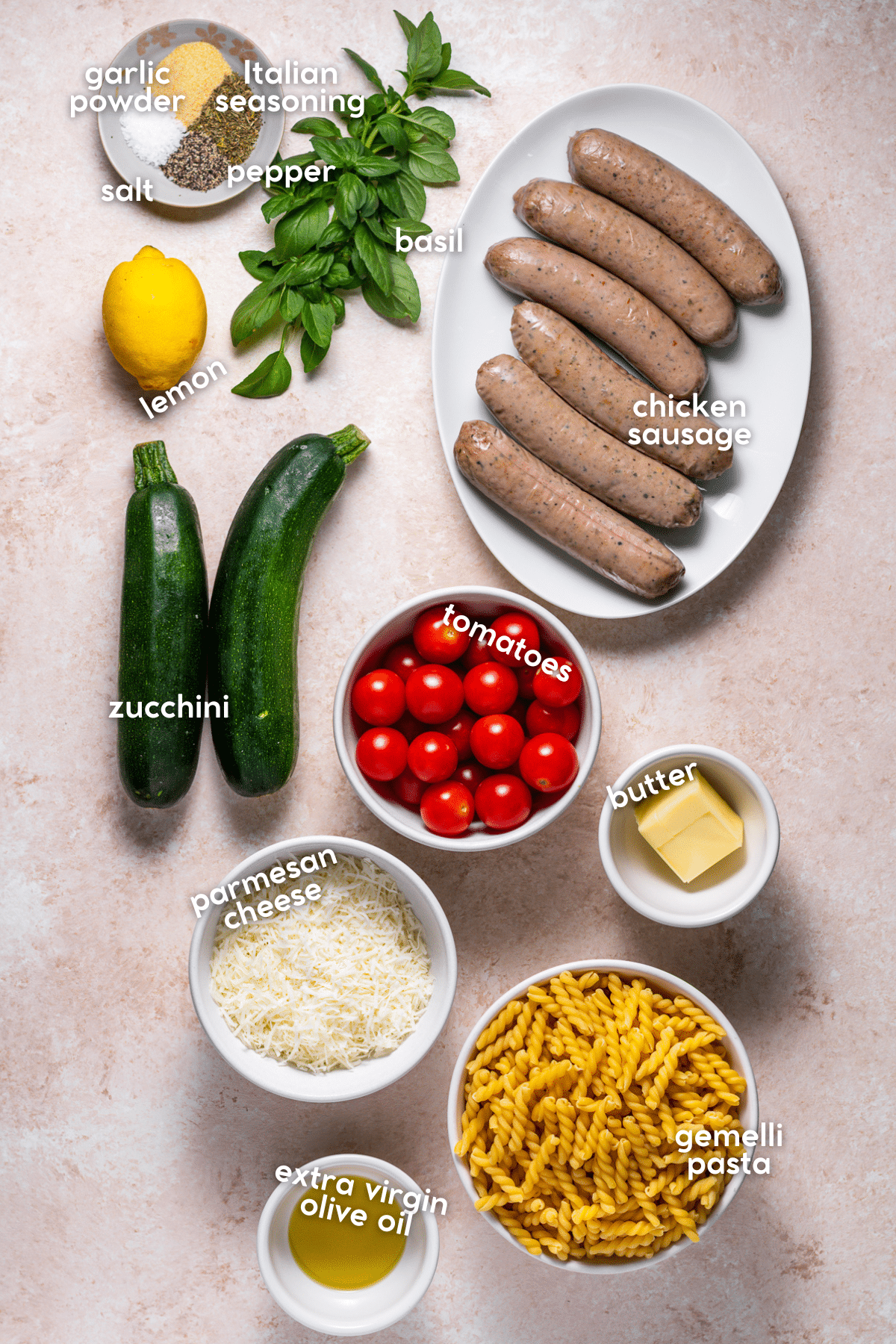 Embarrassingly Easy Chicken Sausage Pasta (20 minutes!)
