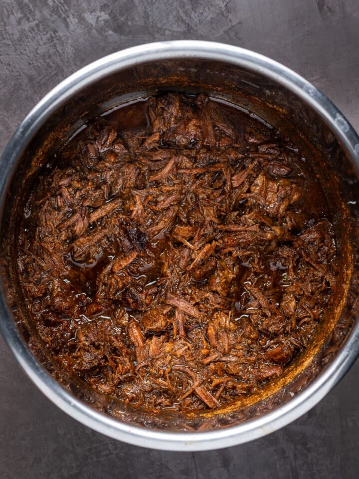 shredded Korean beef in the instant pot